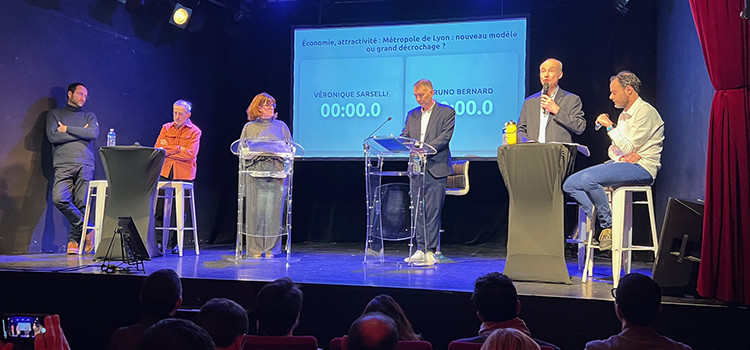 Elections Métropolitaines de Lyon. Premier duel de campagne. Elections Métropolitaines de Lyon. Premier duel de campagne.